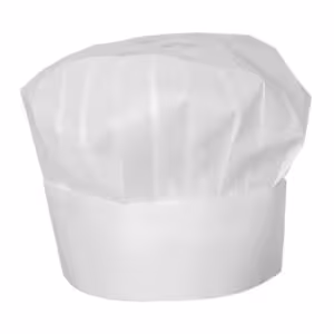 Toque chef - 10 unités,  ,  Blanc,  10 u.,  ⌀300x(H)230mm - équipement professionnel de qualité