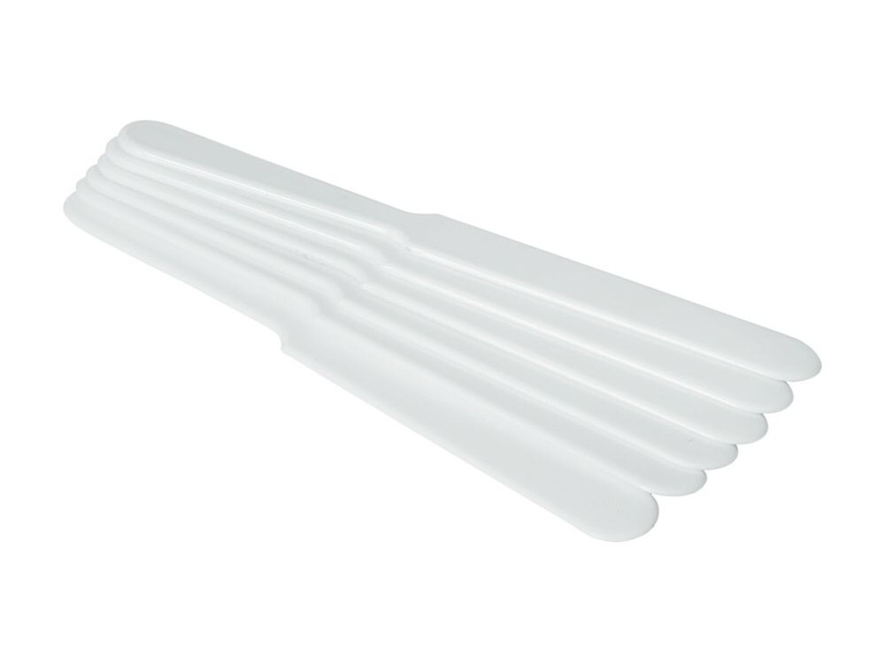 Coupe-mousse - 6 pièces,  BarUp,  Blanc,  6 u.,  235x26mm - professionnel professionnel de qualité