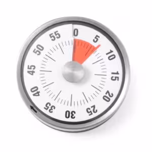 Minuteur de cuisine analogique,  ,  ⌀80x(H)30mm - équipement professionnel de qualité