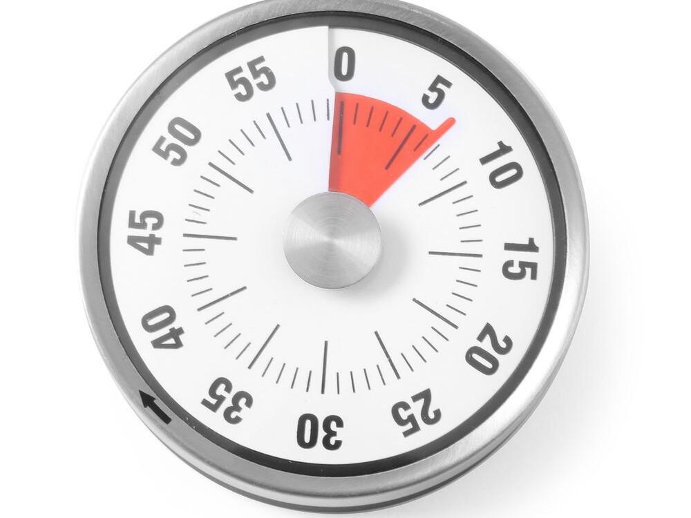 Minuteur de cuisine analogique,  ,  ⌀80x(H)30mm - équipement professionnel de qualité