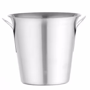 Seau à glace,  BarUp,  3,  Argent,  ⌀210x(H)210mm - équipement professionnel de qualité