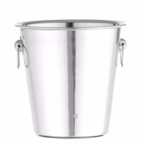 Seau à glace,  BarUp,  3,  Argent,  ⌀220x(H)190mm - cuisine professionnel de qualité