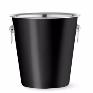 Seau à glace,  BarUp,  3,  Noir,  ⌀220x(H)190mm - cuisine professionnel de qualité