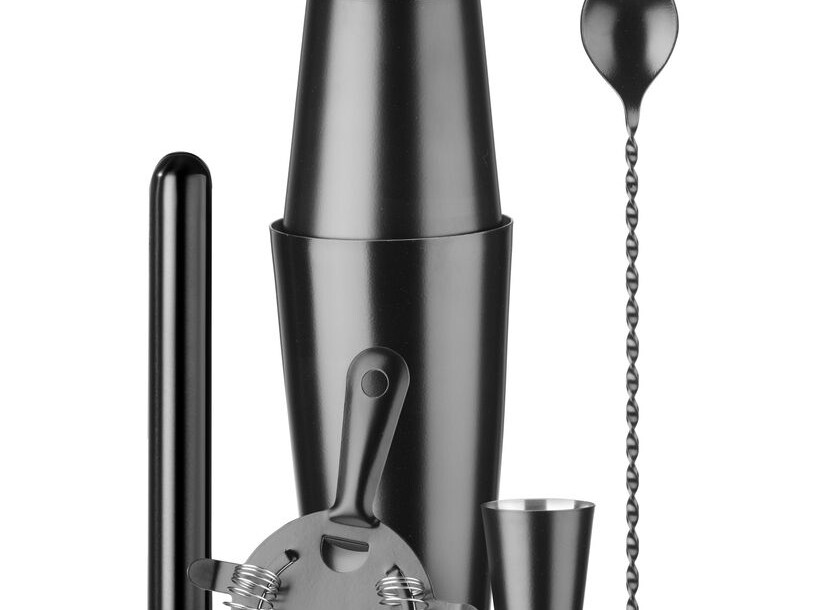 Set de barman, BarUp, Noir, ⌀120x(H)320mm - professionnel professionnel de qualité