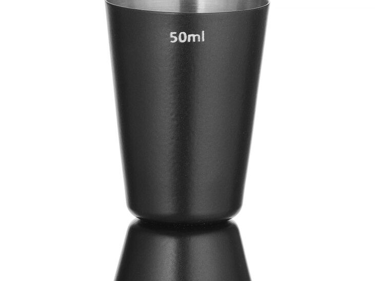 Doseur 25/50 ml,  BarUp,  Noir,  ⌀45x(H)86mm - professionnel professionnel de qualité