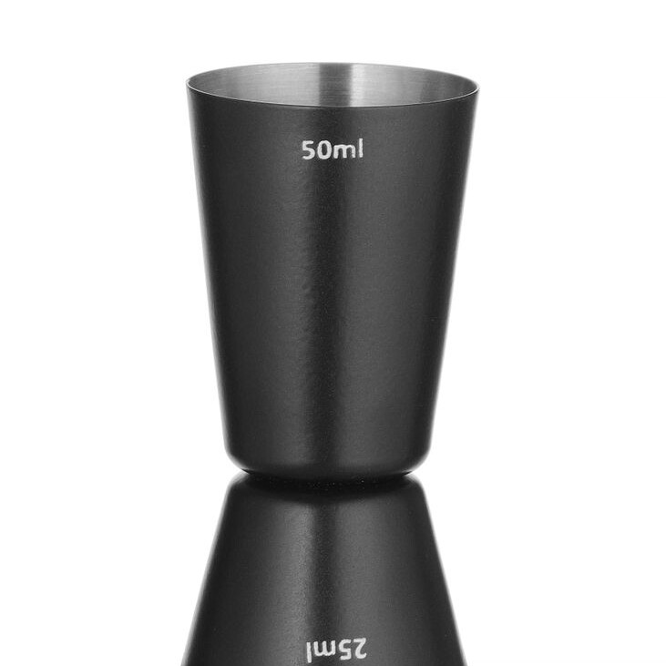 Doseur 25/50 ml,  BarUp,  Noir,  ⌀45x(H)86mm - professionnel professionnel de qualité