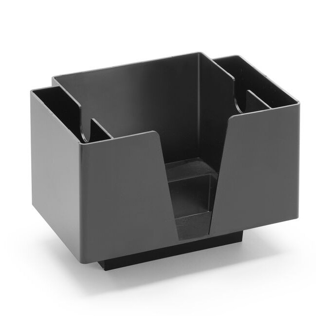 Porte-serviettes avec 3 compartiments,  BarUp,  Noir - restauration professionnel de qualité