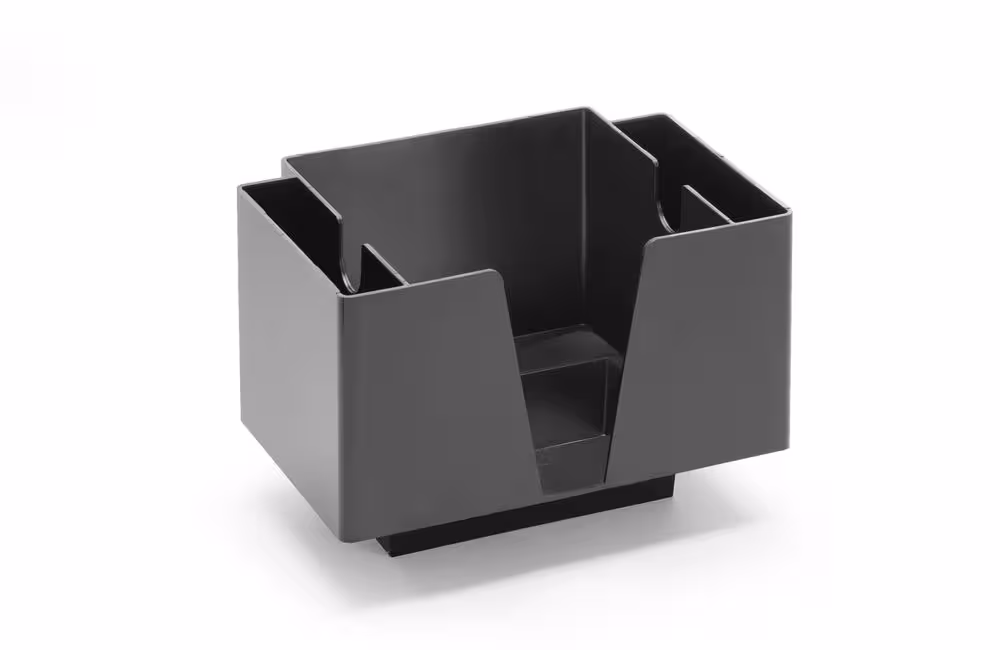 Porte-serviettes avec 3 compartiments,  BarUp,  Noir - restauration professionnel de qualité
