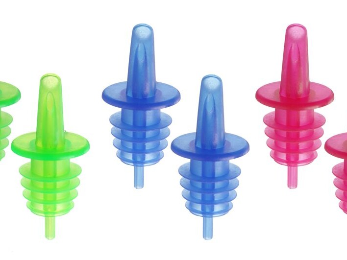 Bec-verseur à écoulement libre, BarUp, 2 bleu, 2 rou... - professionnel professionnel de qualité