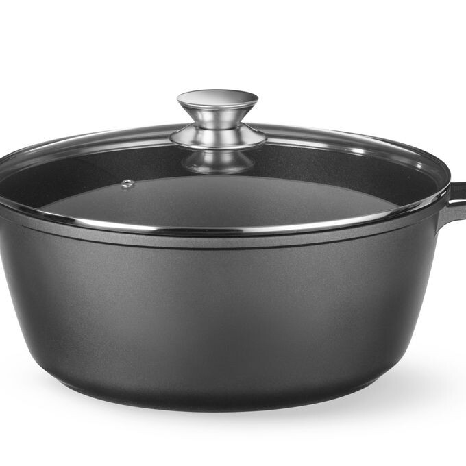 Cocotte avec revêtement antiadhésif,  ,  7,  Noir - équipement professionnel de qualité