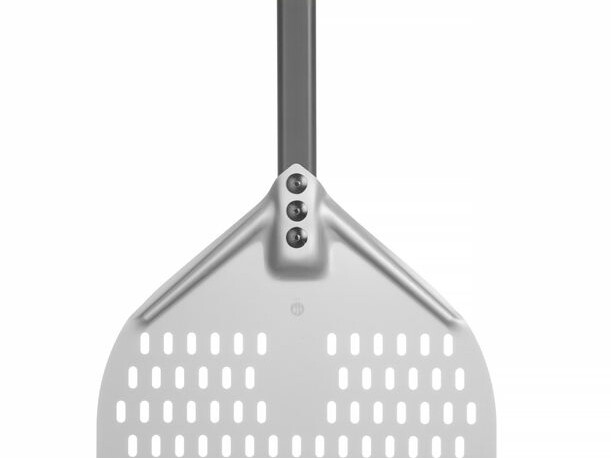 Pelle à pizza carrée perforée avec manche court, , 3... - cuisine professionnel de qualité