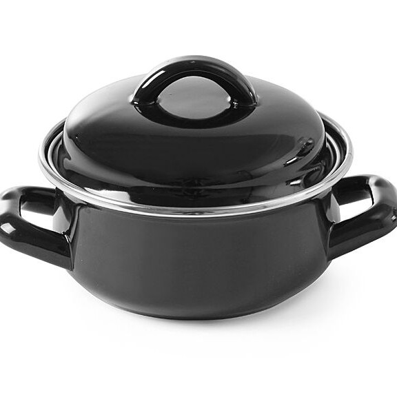 Marmite à soupe ou à sauce - avec couvercle,  ,  noir, ... - cuisine professionnel de qualité