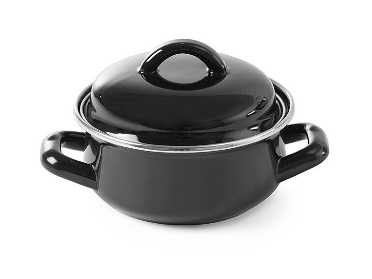 Marmite à soupe ou à sauce - avec couvercle, , noir, ... - cuisine professionnel de qualité