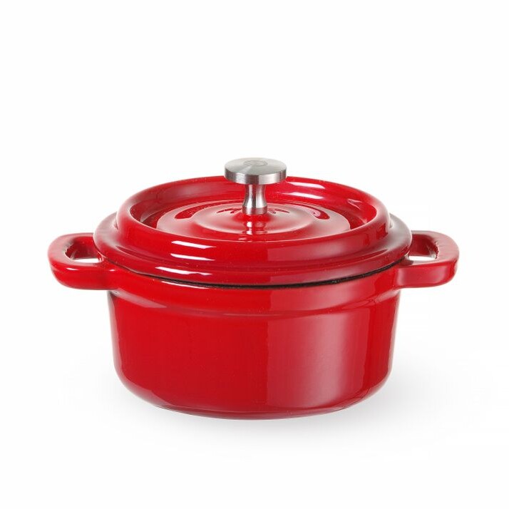 Cocotte en fonte émaillée,  ,  0,  Rouge - équipement professionnel de qualité