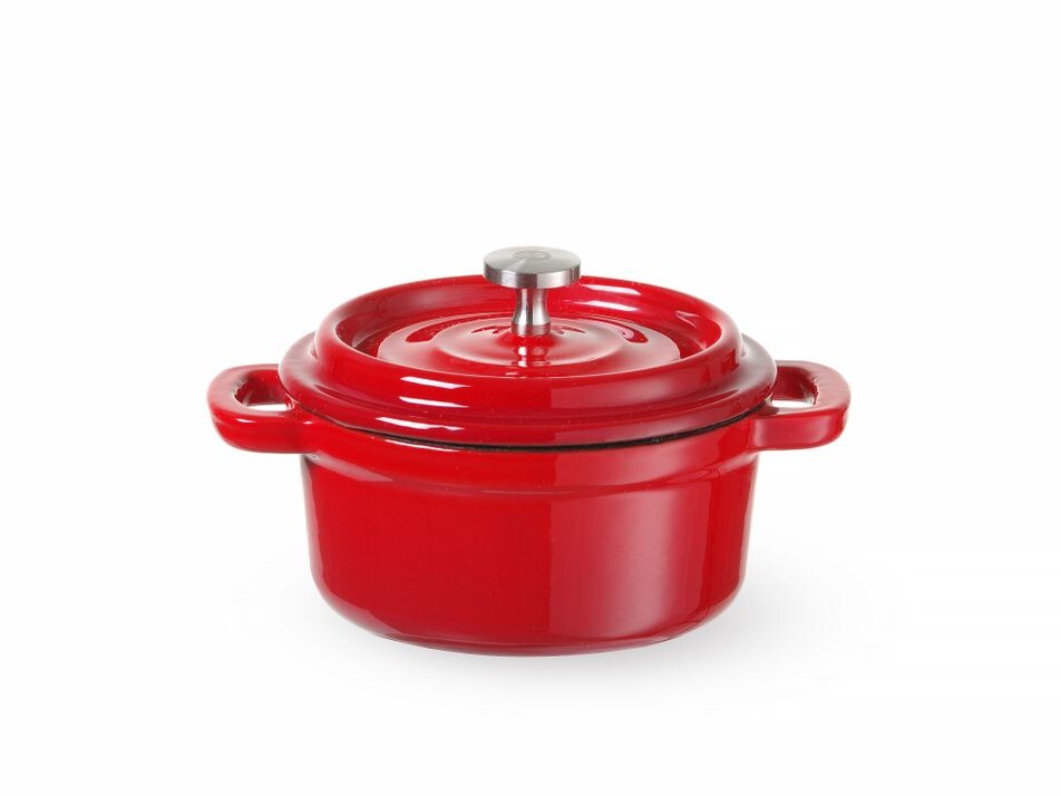 Cocotte en fonte émaillée, , 0, Rouge - équipement professionnel de qualité