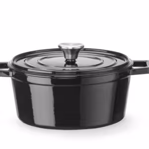 Cocotte en fonte émaillée,  ,  3,  Noir - équipement professionnel de qualité