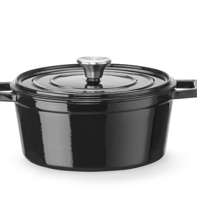 Cocotte en fonte émaillée,  ,  3,  Noir - équipement professionnel de qualité