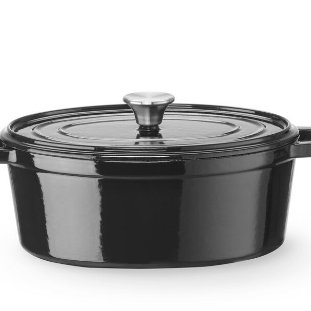 Cocotte en fonte émaillée,  ,  4,  Noir - professionnel professionnel de qualité