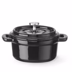 Cocotte en fonte émaillée,  ,  0,  Noir - équipement professionnel de qualité