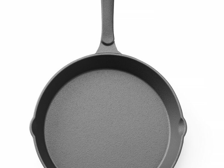 Poêle en fonte, , Noir, ⌀250x(H)40mm - restauration professionnel, vue détaillée