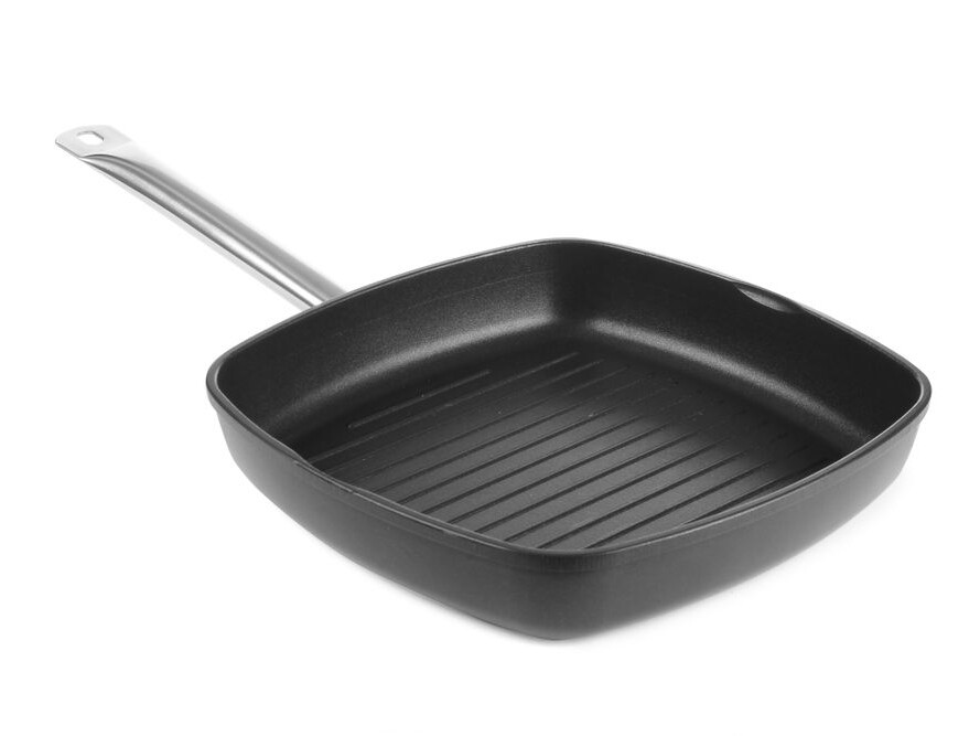 Poêle à griller rainurée Titanium Professional - cuisine professionnel de qualité