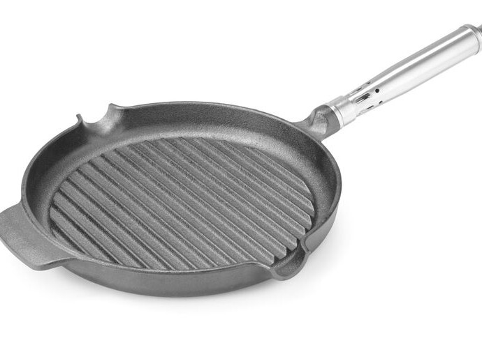 Poêle à griller en fonte - restauration professionnel de qualité