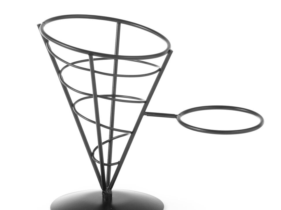 Support pour cornet de frites - équipement professionnel de qualité