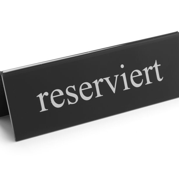 Chevalet de table réservé,  ,  reserviert - équipement professionnel de qualité