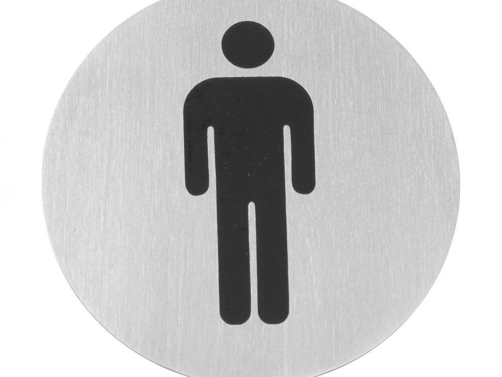 Pictogrammes,  ,  Messieurs,  ⌀75mm - cuisine professionnel de qualité