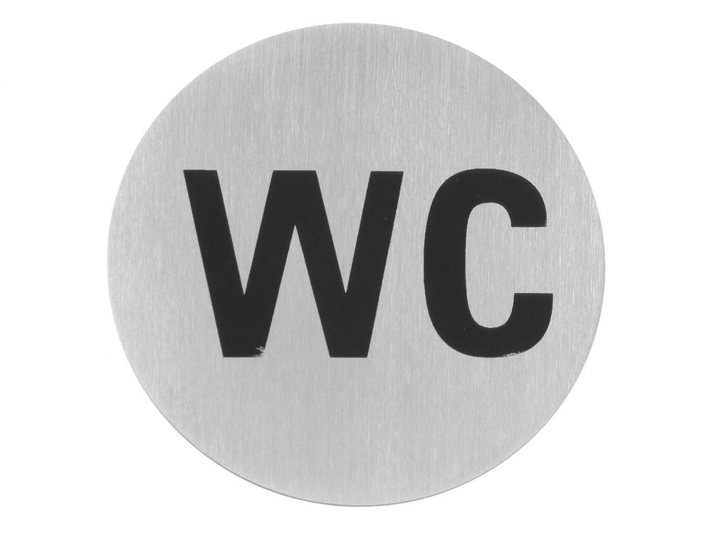 Pictogrammes,  ,  Toilettes,  ⌀75mm - cuisine professionnel de qualité