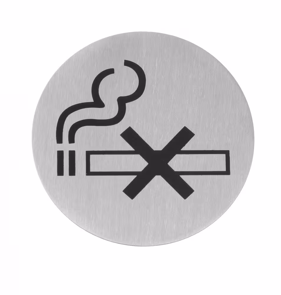 Pictogrammes,  ,  Non fumeur,  ⌀75mm - restauration professionnel de qualité