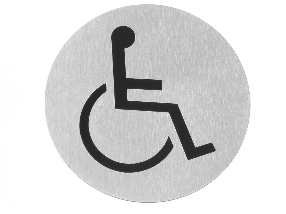 Pictogrammes,  ,  Fauteuil roulant,  ⌀75mm - équipement professionnel de qualité