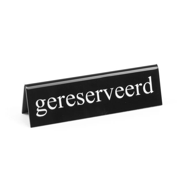 Chevalet de table réservé,  ,  gereserveerd - professionnel professionnel de qualité