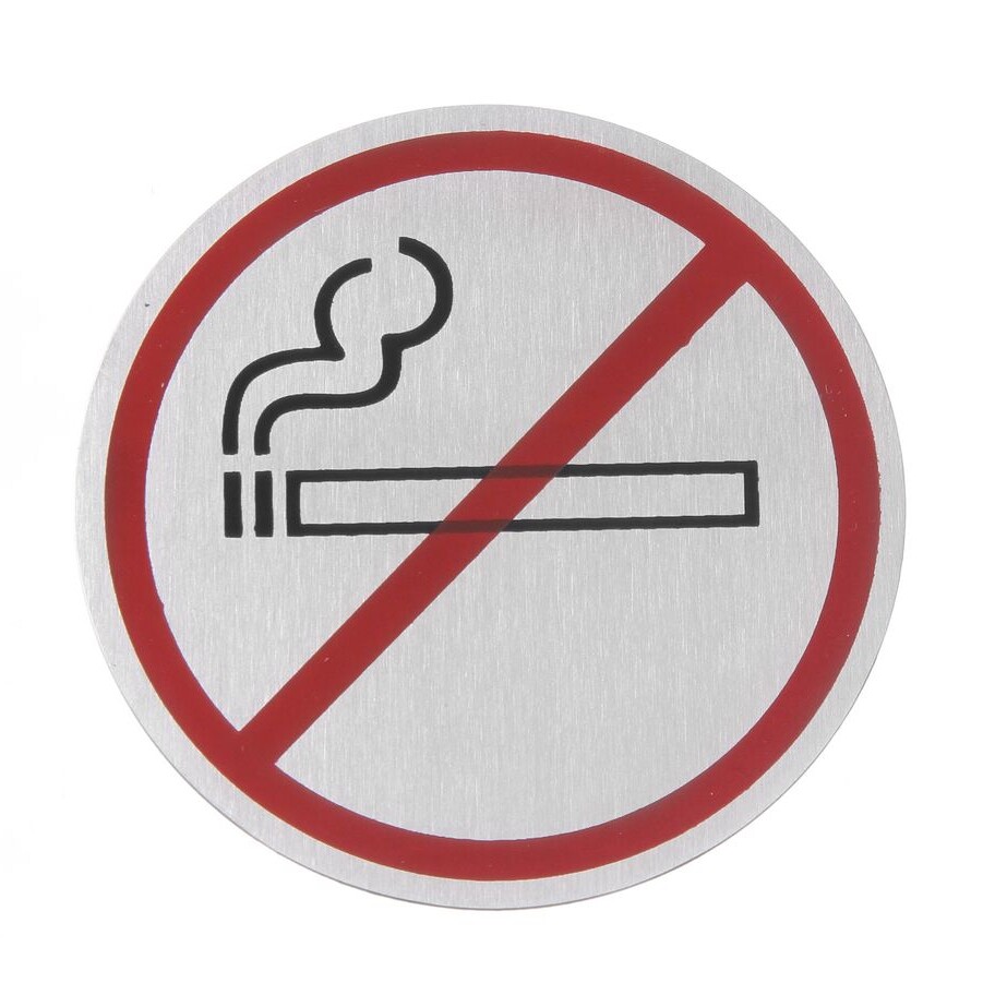 Pictogramme,  ,  Non fumeur,  ⌀75mm - équipement professionnel de qualité