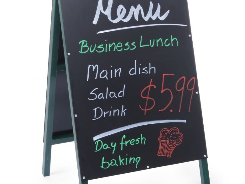 Tableau ardoise de trottoir - équipement professionnel de qualité