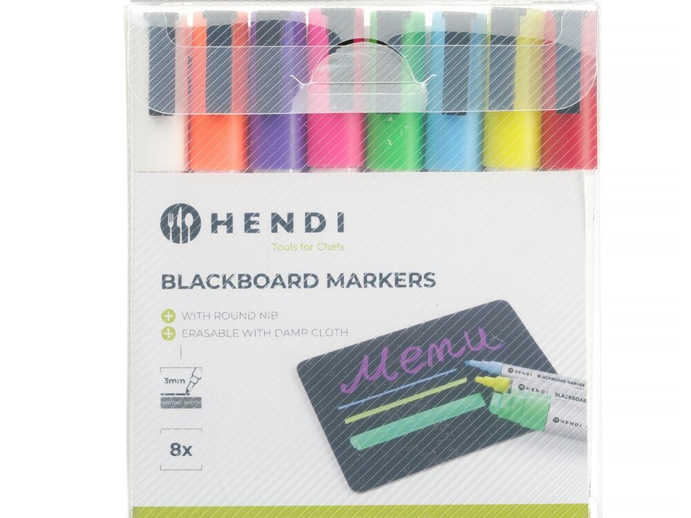 Feutres à craie 3 mm,  ,  1 blanc,  1 rouge,  1 bleu,  1... - restauration professionnel de qualité