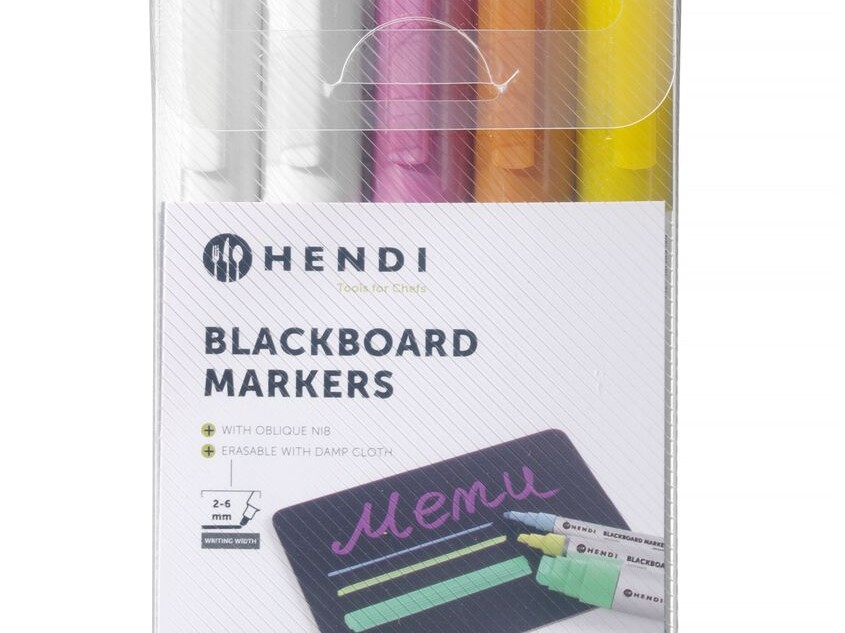 Feutres à craie 6 mm, , 2 blancs, 1 rose, 1 jaune et... - professionnel professionnel de qualité