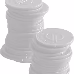 Jetons - 100 pièces,  BarUp,  Blanc,  100 u.,  ⌀25mm - équipement professionnel de qualité