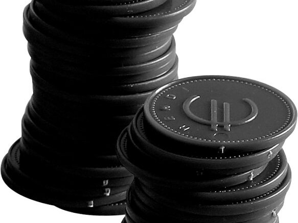 Jetons - 100 pièces, BarUp, Noir, 100 u., ⌀25mm - cuisine professionnel de qualité