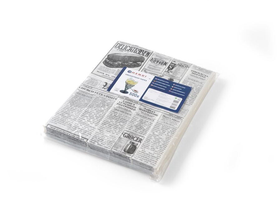 Papier ingraissable,  ,  Impression journal,  500 u.,  20... - équipement professionnel de qualité