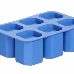 Moule à glaçons verre à shot,  BarUp,  Bleu - cuisine professionnel de qualité
