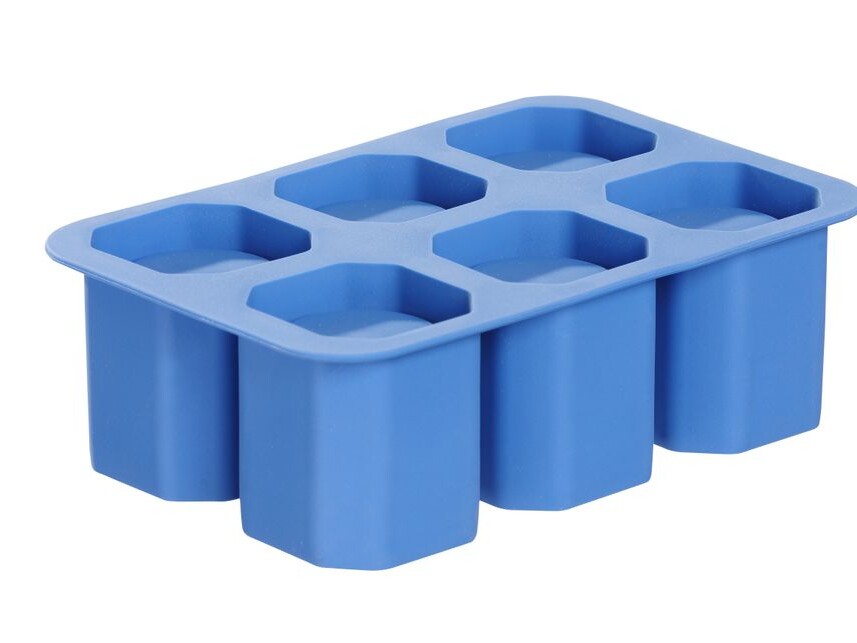 Moule à glaçons verre à shot,  BarUp,  Bleu - cuisine professionnel de qualité