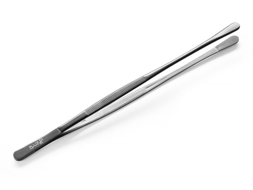 Pince avec tête ronde noir, BarUp, Noir, (L)305mm - cuisine professionnel de qualité