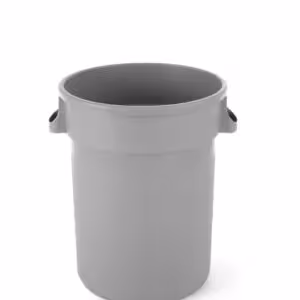 Poubelle ronde,  AmerBox,  ,  Gris clair,  ⌀550x(H)690mm - équipement professionnel de qualité
