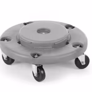 Trolley pour poubelle ronde,  AmerBox,  s’installe sur ... - cuisine professionnel de qualité