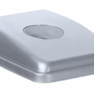 Couvercle avec ouverture pour poubelle étroite rectangul... - équipement professionnel de qualité