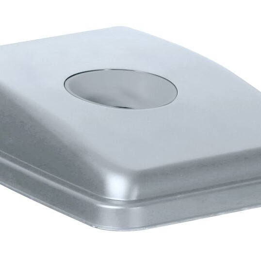 Couvercle avec ouverture pour poubelle étroite rectangul... - équipement professionnel de qualité