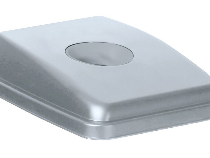 Couvercle avec ouverture pour poubelle étroite rectangul... - équipement professionnel de qualité