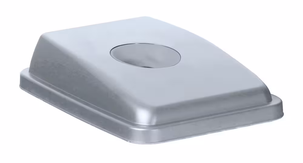 Couvercle avec ouverture pour poubelle étroite rectangul... - équipement professionnel de qualité
