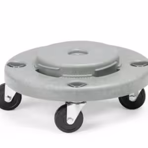 Trolley pour poubelle ronde,  AmerBox,  s’installe sur ... - équipement professionnel de qualité